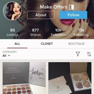 Account selling fake makeup